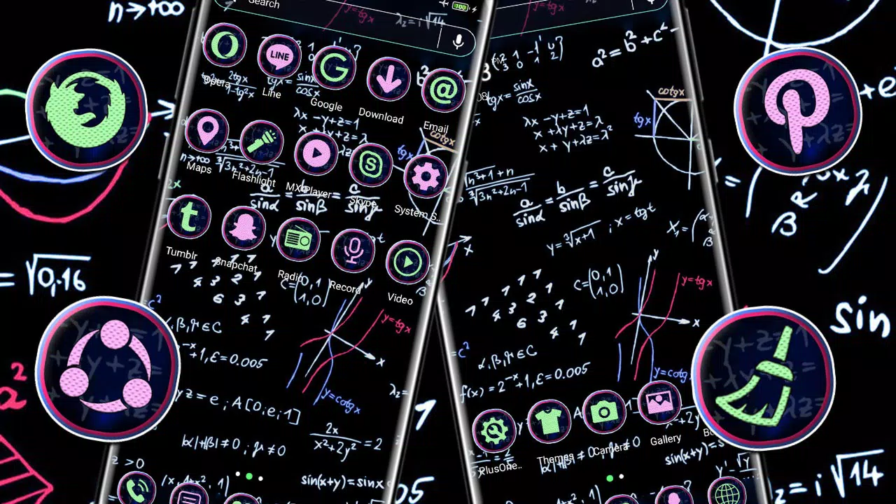 Math Ideas Theme Screenshots
