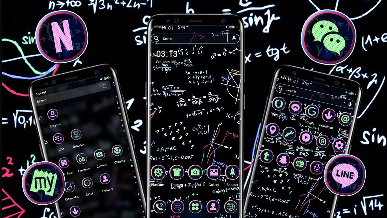 Math Ideas Theme Screenshots