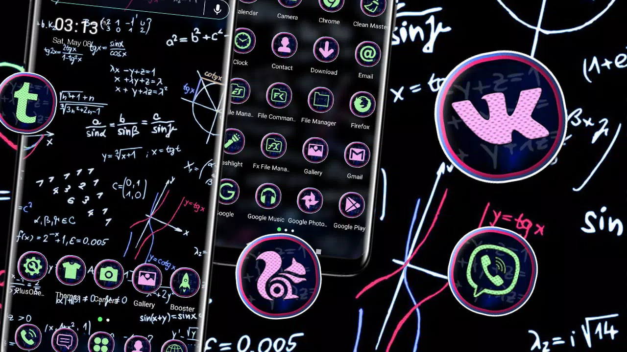 Math Ideas Theme Screenshots
