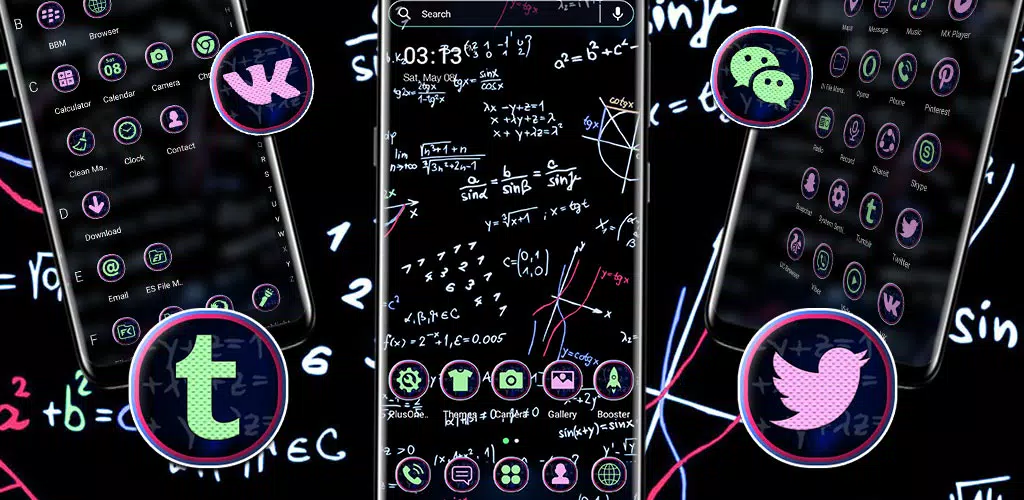 Math Ideas Theme Screenshots
