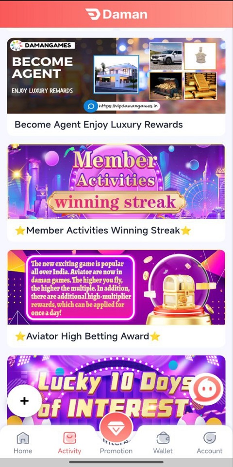 Daman Club Screenshots