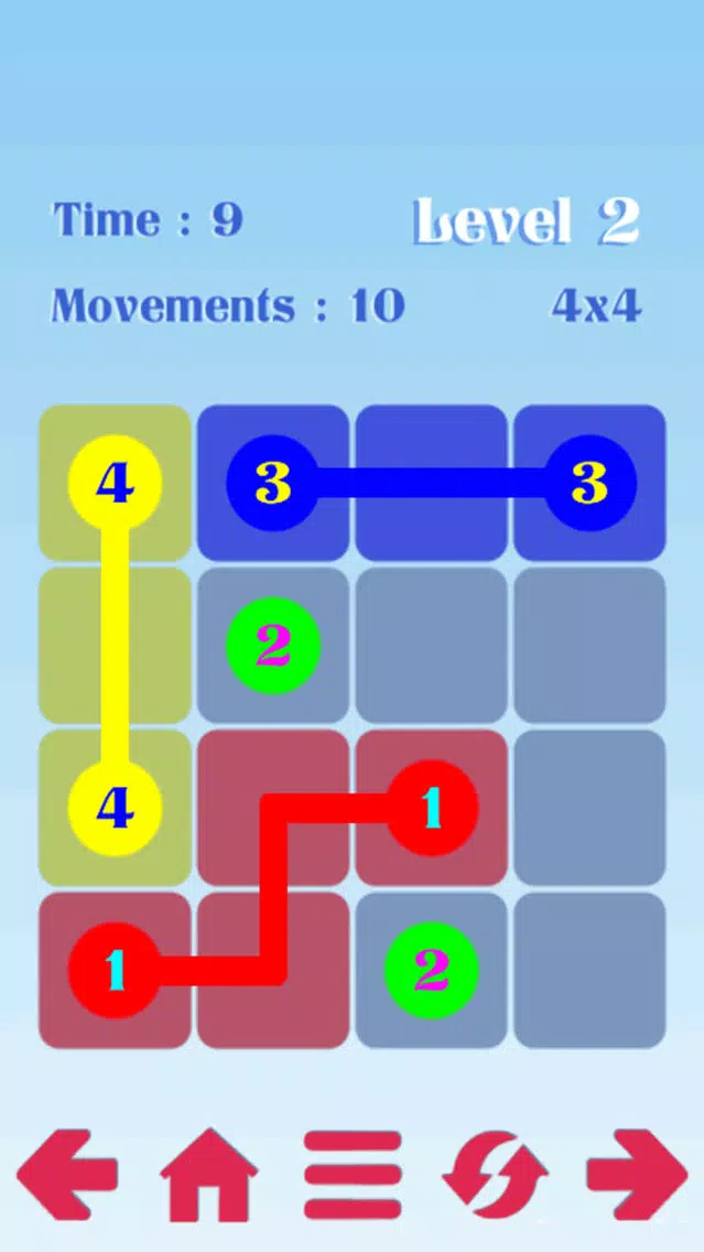 Ảnh chụp màn hình của Draw lines: Number puzzle