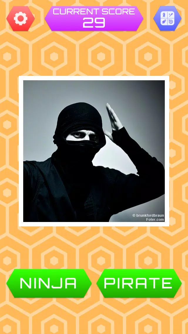 Ninja Or Pirate - Image Quiz Screenshots