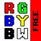 RGBYBW Free - Don't Tap The Wrong Colors