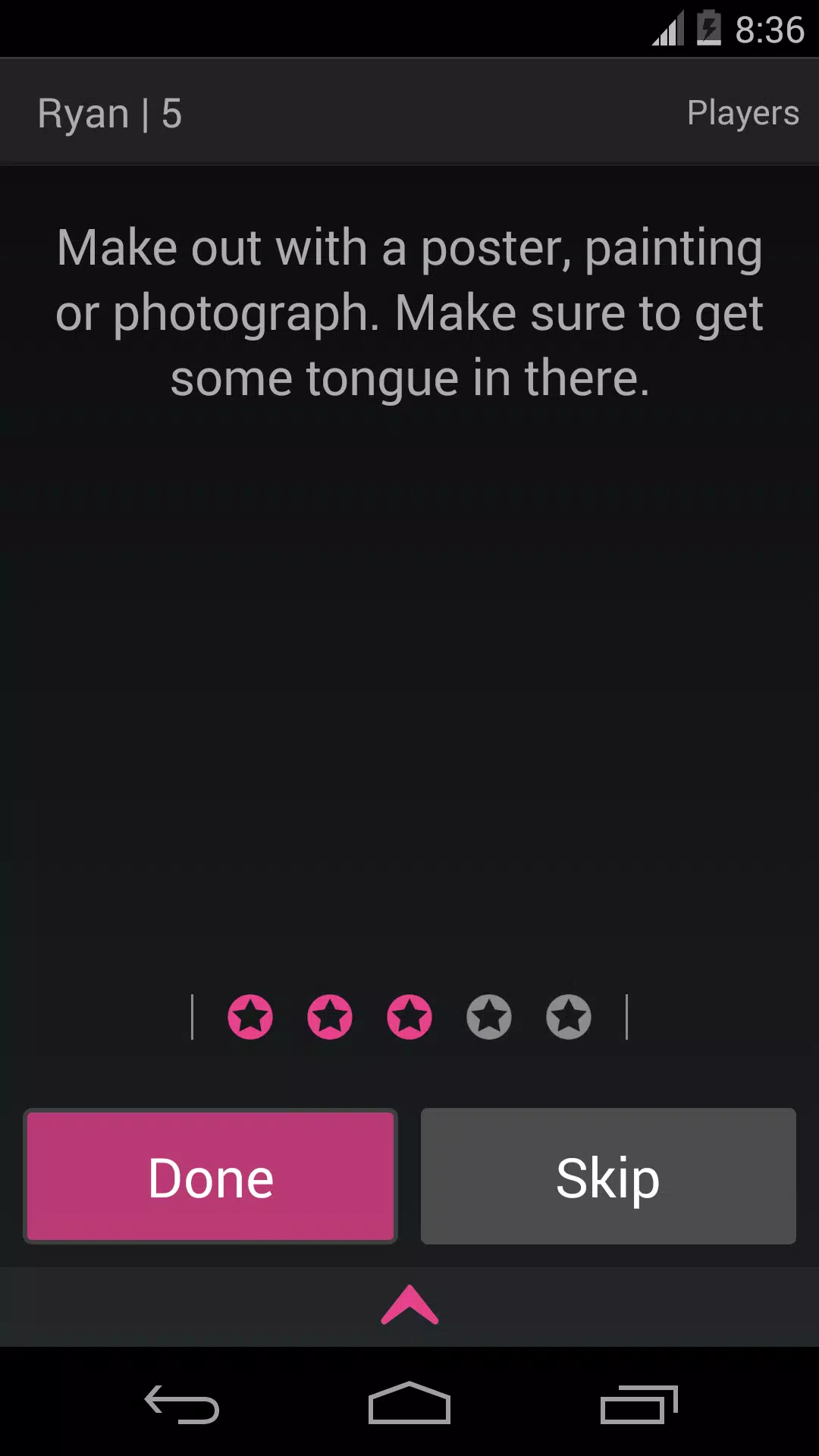 Truth or Dare Mobile Screenshots
