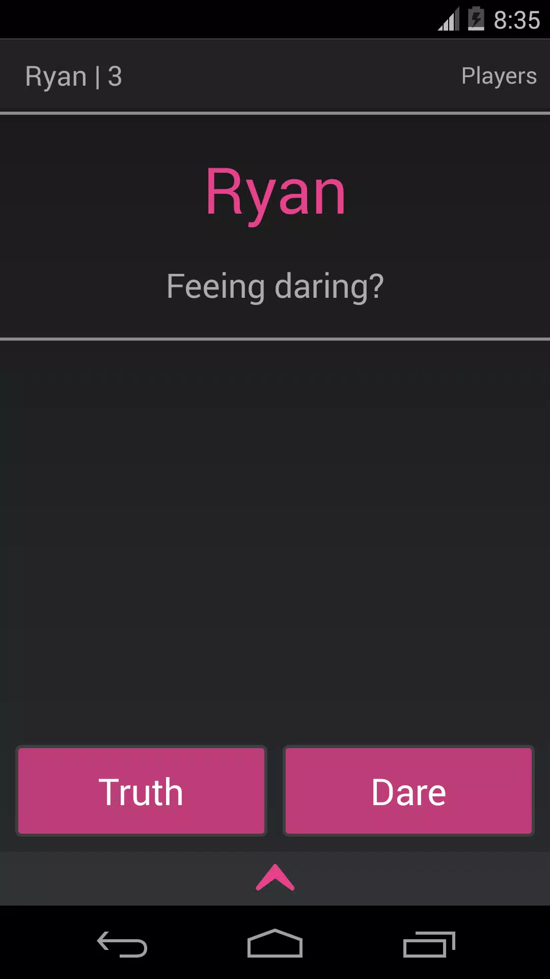 Truth or Dare Mobile Screenshots