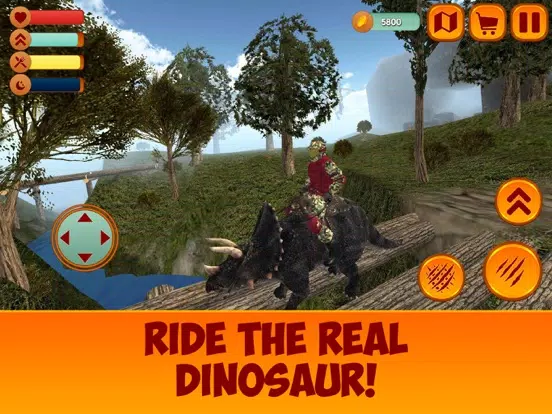 Dino Rider - Island Survival iPad  سکرین شاٹس