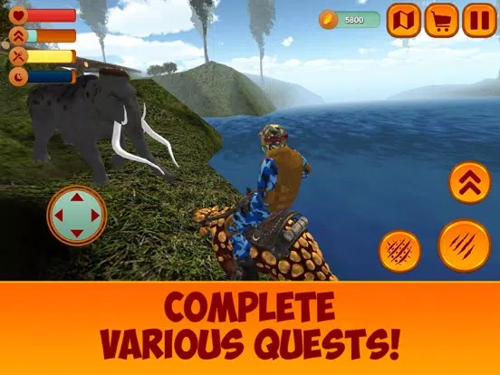 Dino Rider - Island Survival iPad  سکرین شاٹس