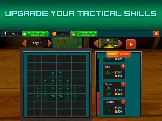 Capturas de tela do Epic Toy Army Battle iPad 