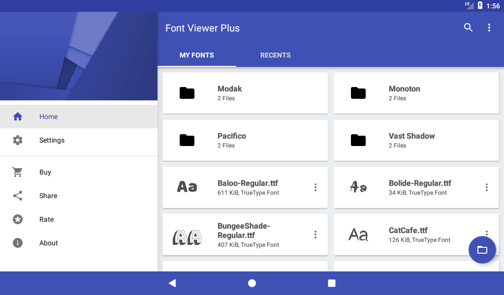 Font Viewer Plus Screenshots