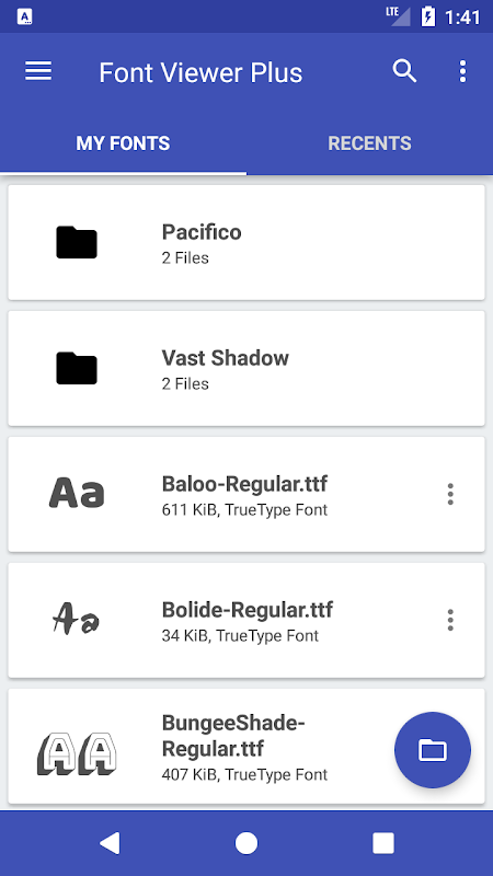 Font Viewer Plus Screenshots
