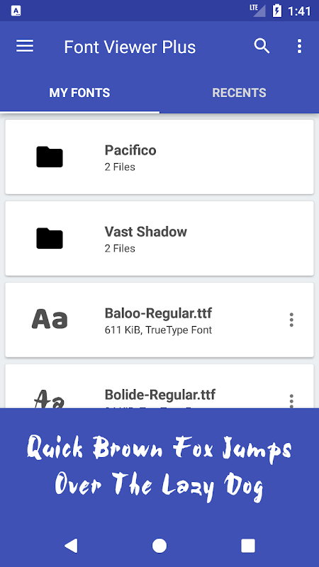 Font Viewer Plus Screenshots