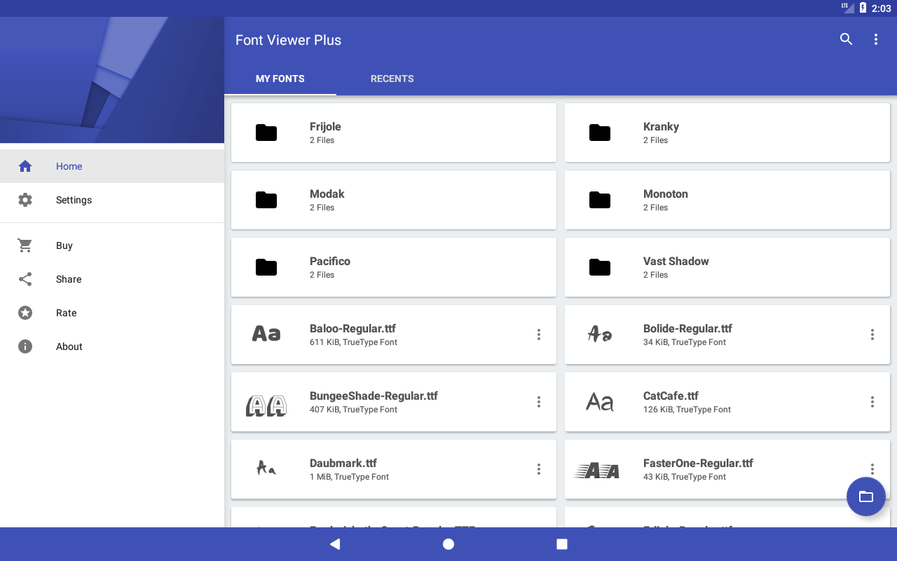 Font Viewer Plus Screenshots