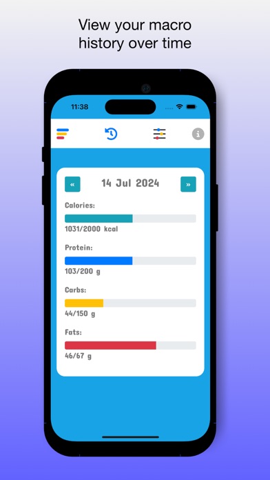 Express Daily Macro Tracker スクリーンショット