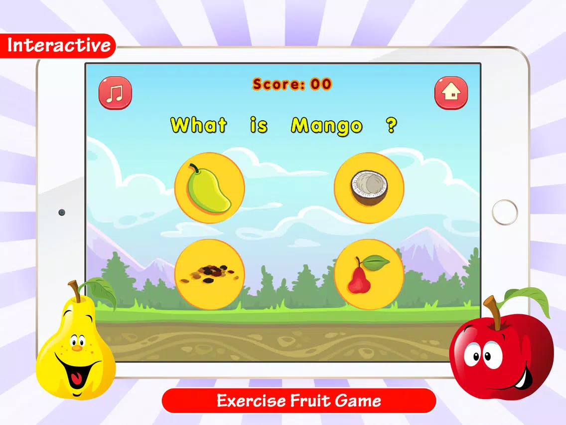 Fruit Spelling Words And Vocabulary For Kids iPad Screenshots