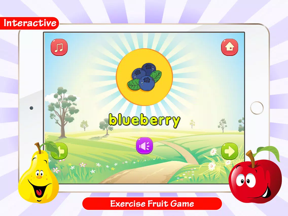 Fruit Spelling Words And Vocabulary For Kids iPad Screenshots