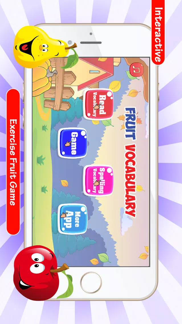 Fruit Spelling Words And Vocabulary For Kids Screenshots
