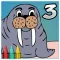 Coloring Book 3: Animals