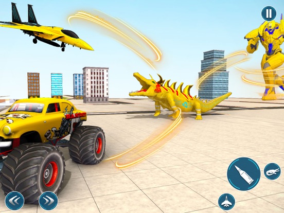 Crocodile Robot War Fighter iPad 应用截图