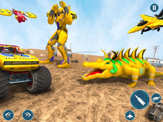 Crocodile Robot War Fighter iPad 应用截图