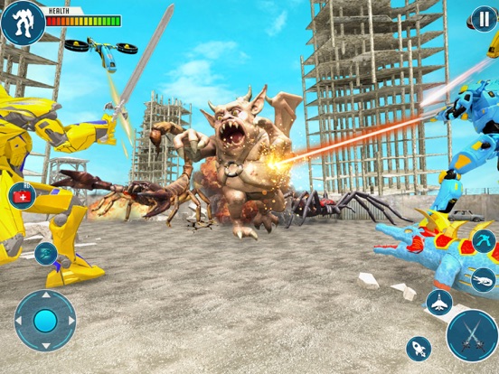 Crocodile Robot War Fighter iPad 应用截图
