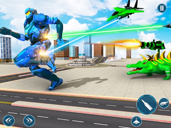 Crocodile Robot War Fighter iPad 应用截图