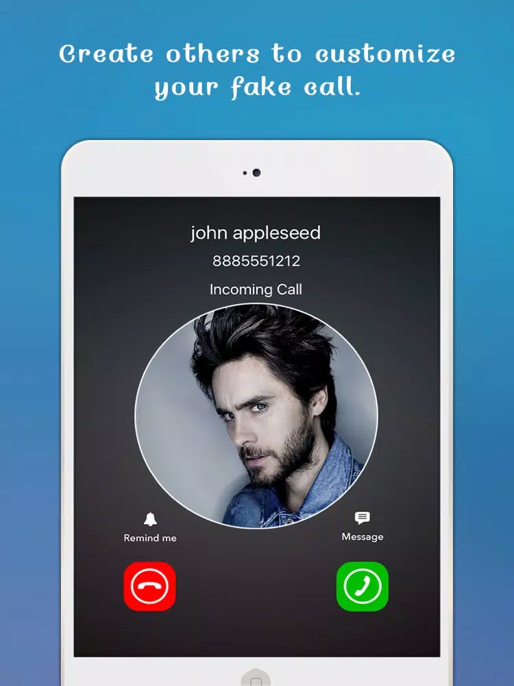 Smart Fake Call Pro : Celebrity call on demand iPad Screenshots