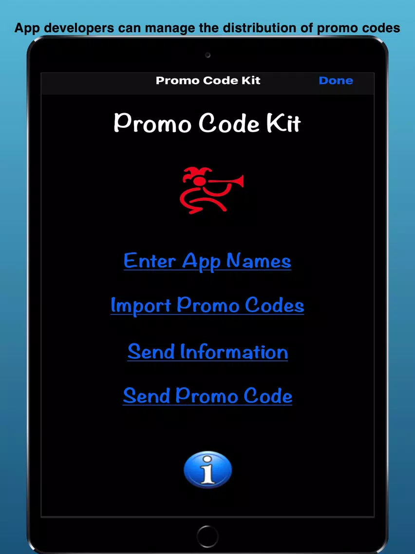 Promo Code Kit iPad Screenshots