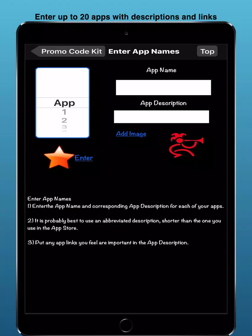 Promo Code Kit iPad Screenshots