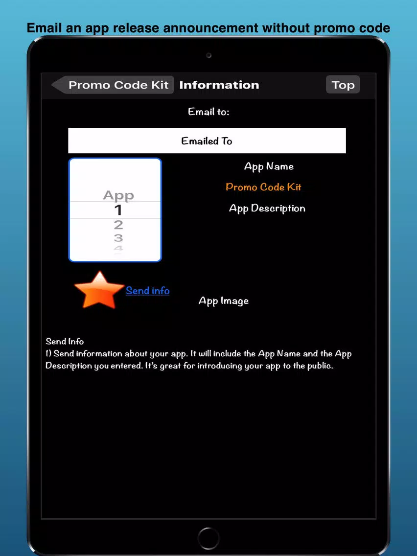Promo Code Kit iPad Screenshots