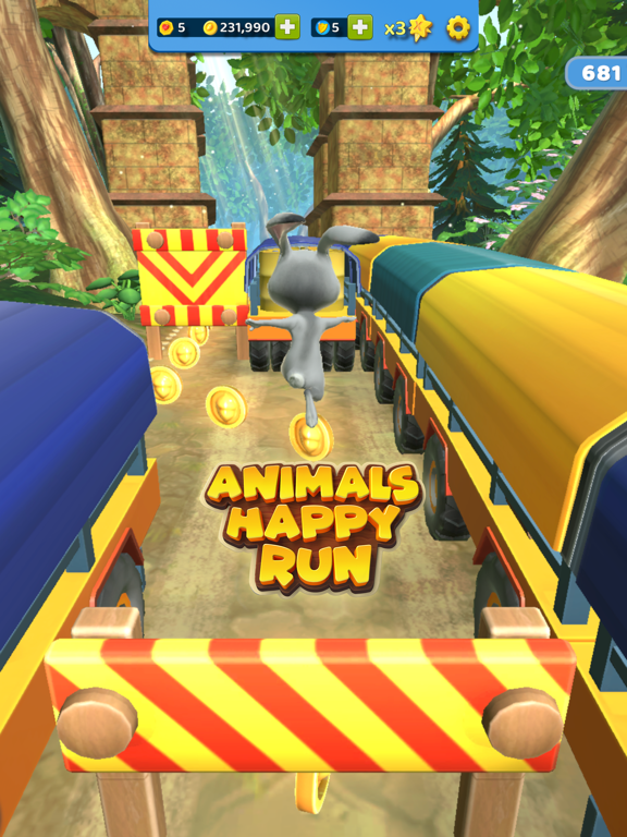 Скриншоты Animals Happy Run 3D Kids Game iPad 
