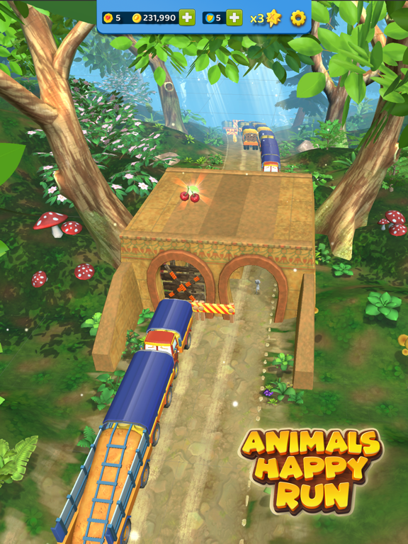 Скриншоты Animals Happy Run 3D Kids Game iPad 