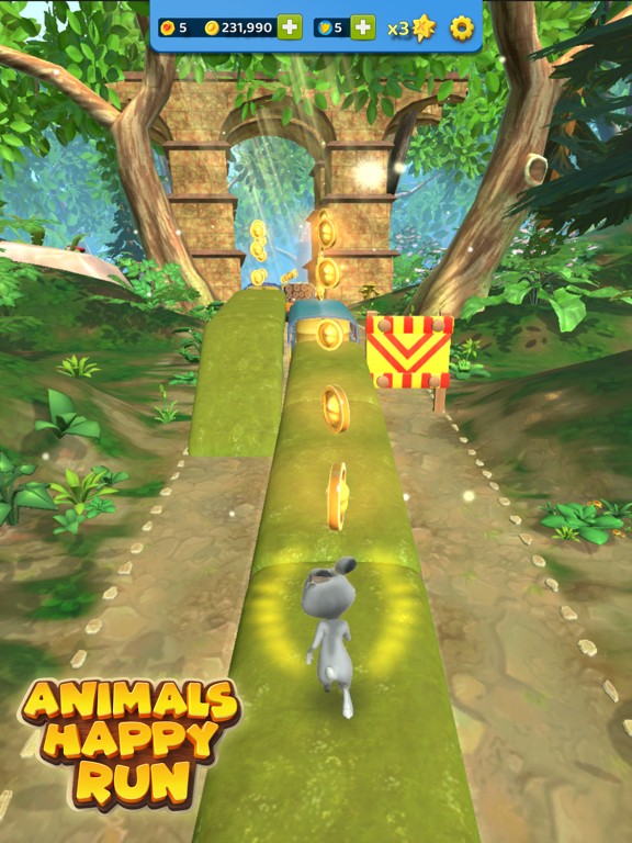 Скриншоты Animals Happy Run 3D Kids Game iPad 