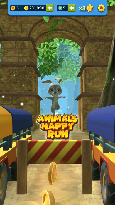 Скриншоты Animals Happy Run 3D Kids Game