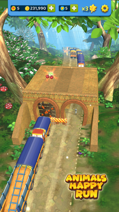 Скриншоты Animals Happy Run 3D Kids Game