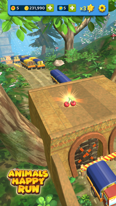 Скриншоты Animals Happy Run 3D Kids Game