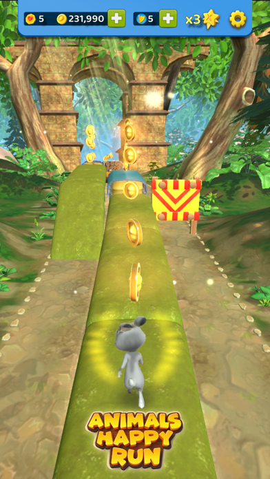 Скриншоты Animals Happy Run 3D Kids Game