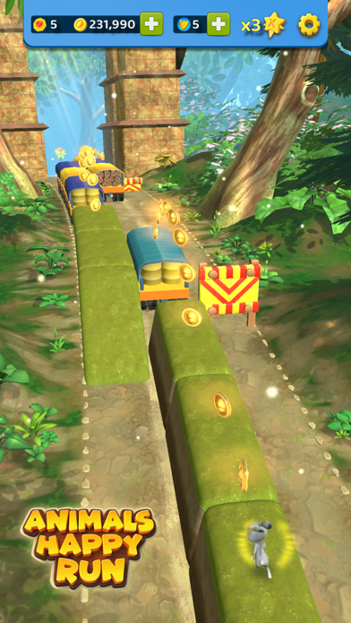 Скриншоты Animals Happy Run 3D Kids Game