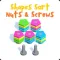 Shape Sort: Nuts & Screws