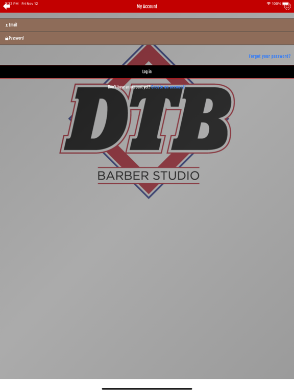 DTB Barber Studio iPad Screenshots