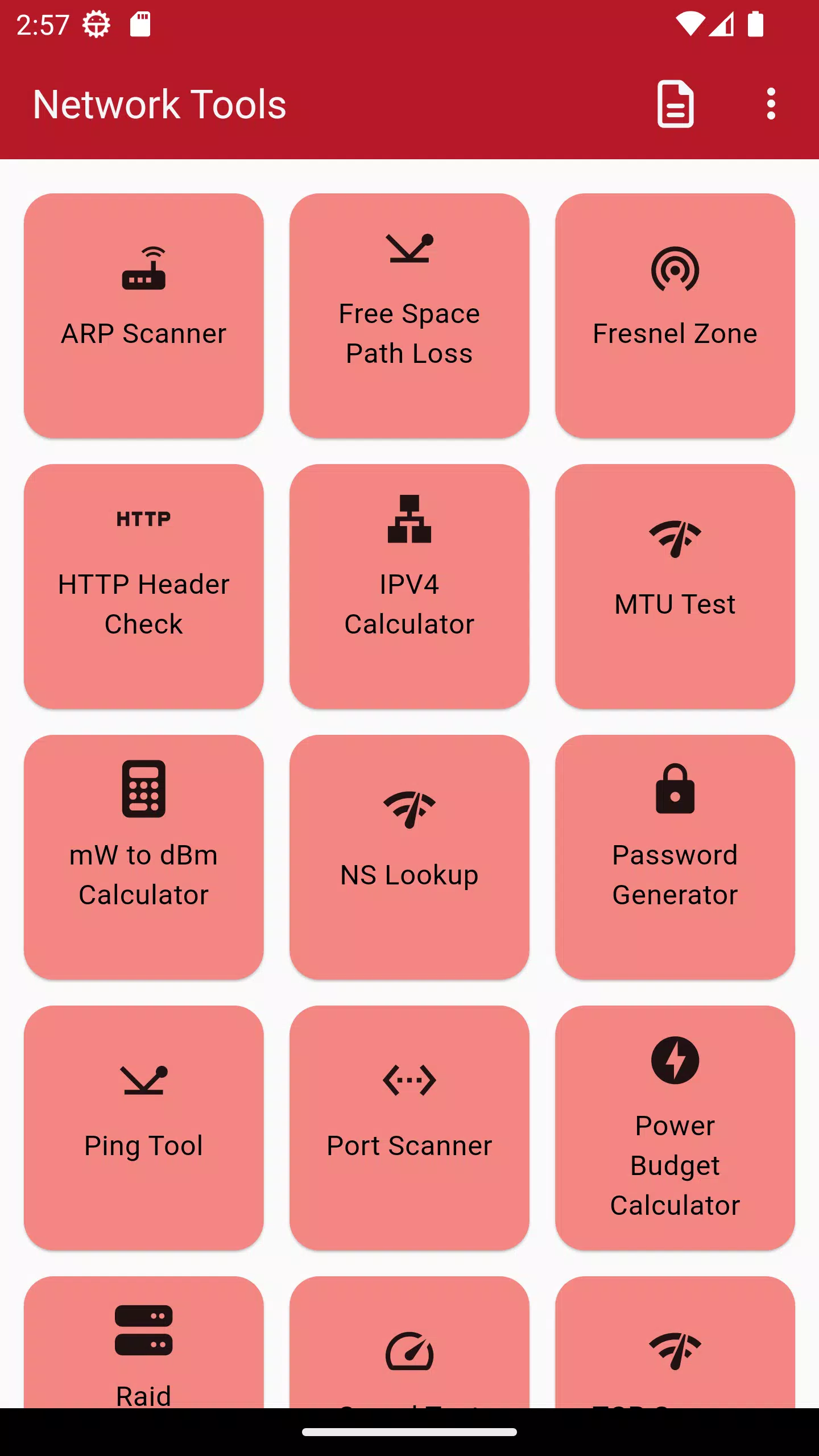 Screenshot di Network Tools