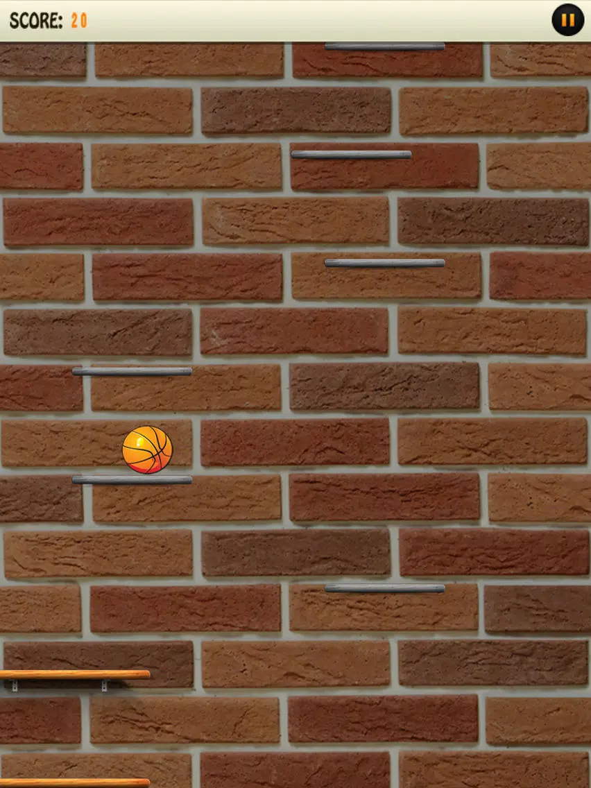 ภาพหน้าจอของ Ball Wall - Basket Ball Addictive Game iPad