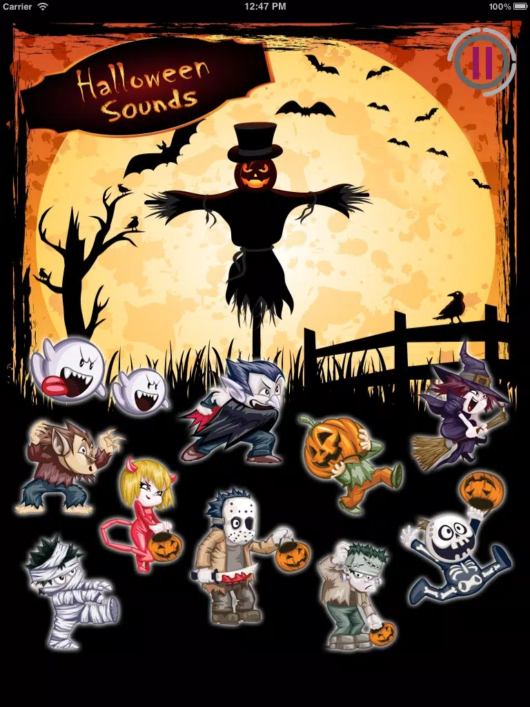 Halloween Scary Sounds Effect iPad Screenshots