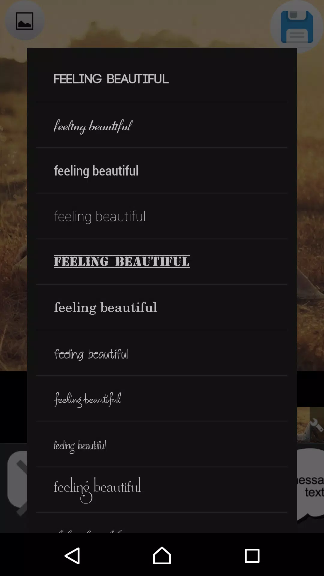 Text on Photos Screenshots