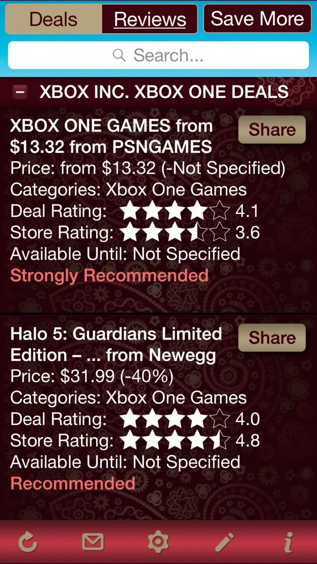 Game Deals & Game Store Reviews Screenshots