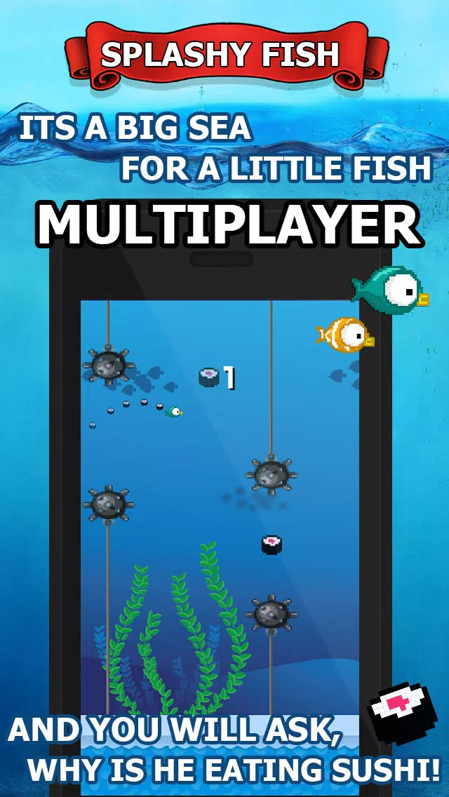 Splashy Fish Multiplayer - flappy team adventure Screenshots