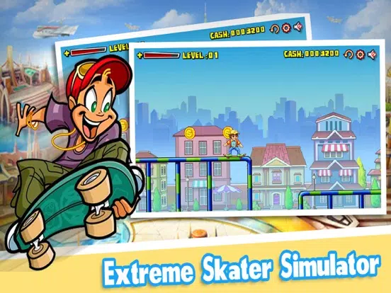 Скриншоты Street Extreme Skater Simulator iPad 