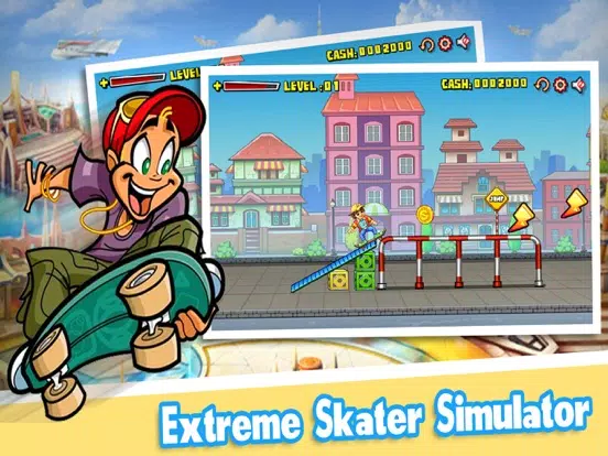 Скриншоты Street Extreme Skater Simulator iPad 