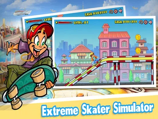 Скриншоты Street Extreme Skater Simulator iPad 