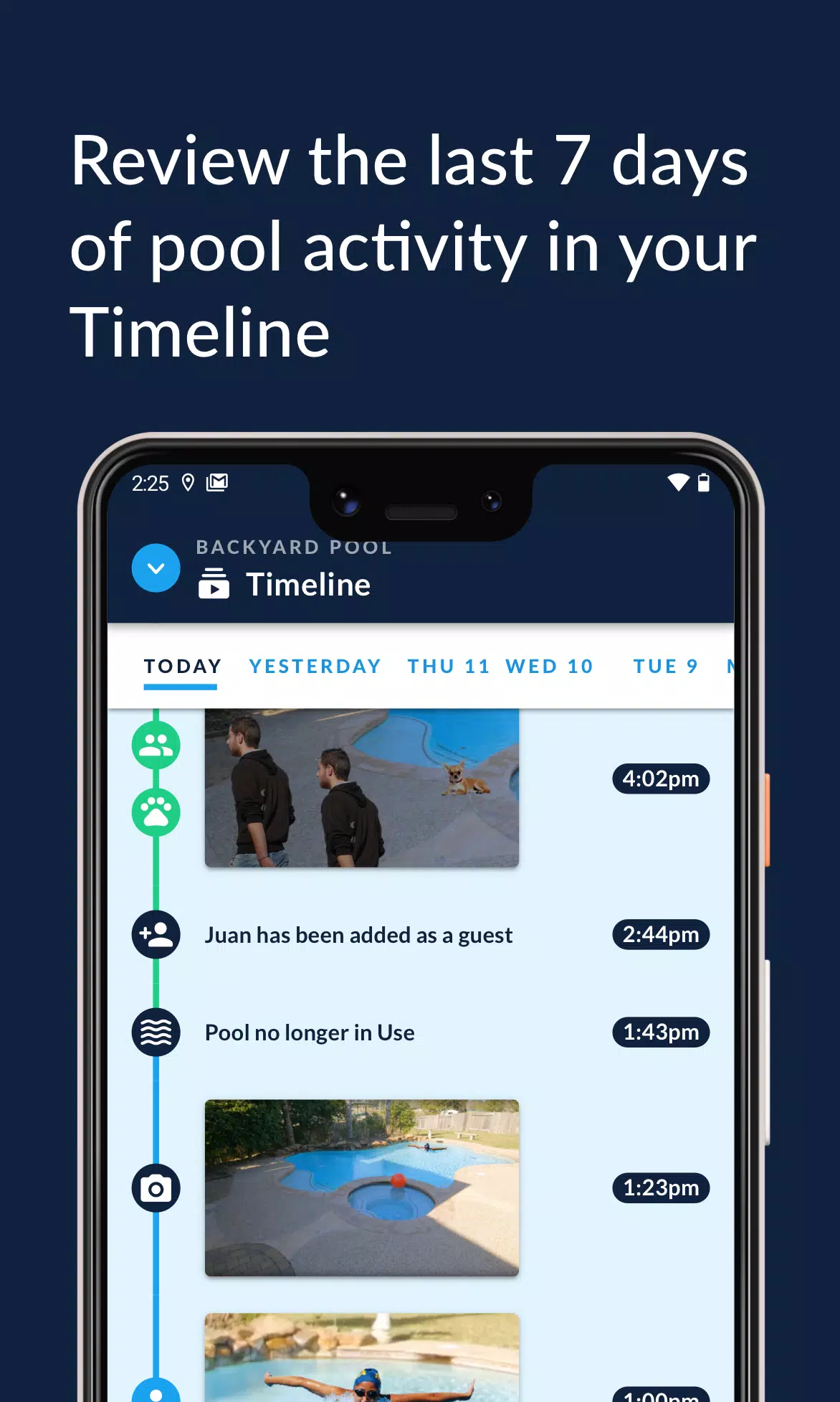 Captures d'écran de PoolScout